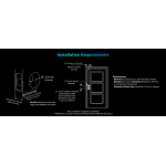 Aqara DL-D02D 智能電子門鎖 U300 (銀色): Matter兼容、Apple Home Key、IPX4防水